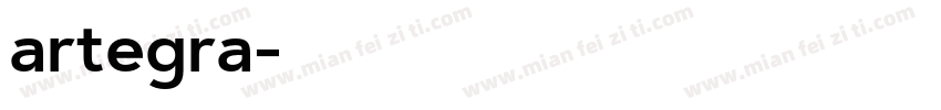 artegra字体转换