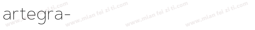 artegra字体转换