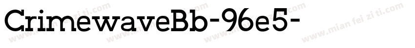 CrimewaveBb-96e5字体转换