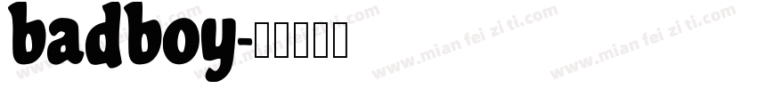Badboy字体转换