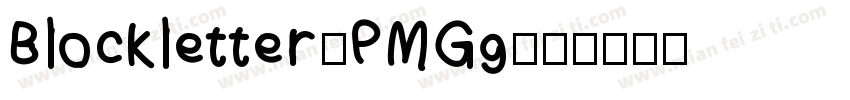 Blockletter-PMGg字体转换