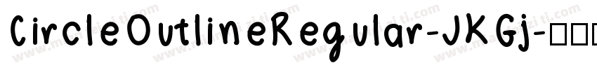 CircleOutlineRegular-JKGj字体转换
