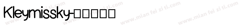 Kleymissky字体转换