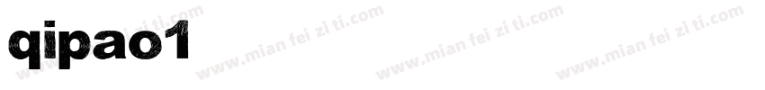 qipao1字体转换