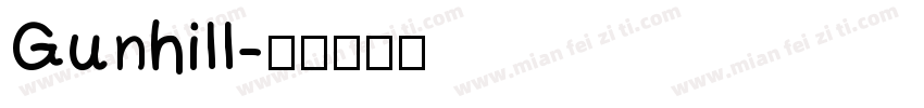 Gunhill字体转换