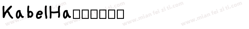 KabelHa字体转换