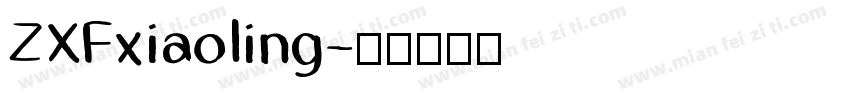 ZXFxiaoling字体转换