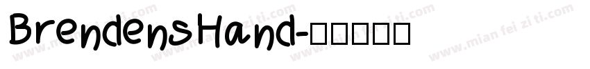 BrendensHand字体转换
