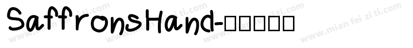 SaffronsHand字体转换