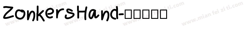ZonkersHand字体转换