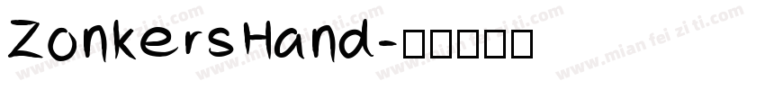 ZonkersHand字体转换