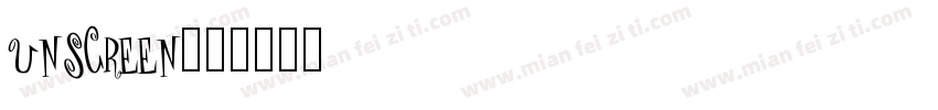 Unscreen字体转换