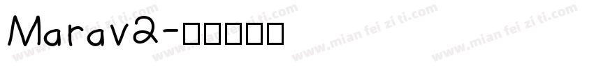 Marav2字体转换