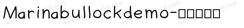 Marinabullockdemo字体转换