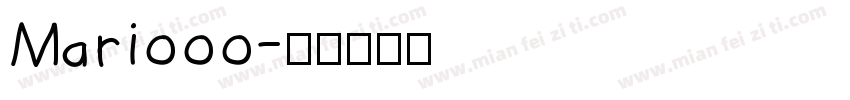 Mariooo字体转换