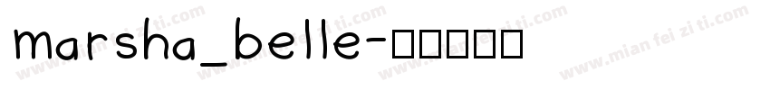 marsha_belle字体转换