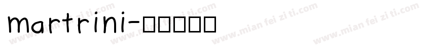 martrini字体转换