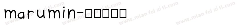 marumin字体转换