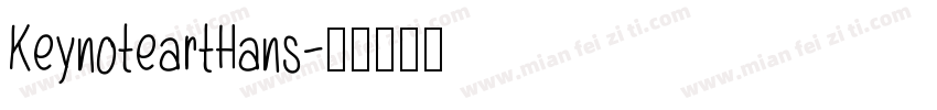 KeynoteartHans字体转换