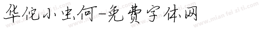 华佗小虫何字体转换