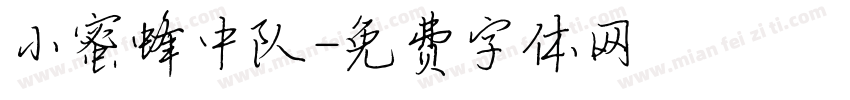 小蜜蜂中队字体转换