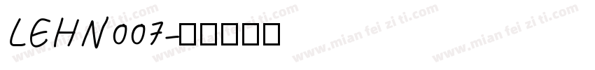 LEHN007字体转换