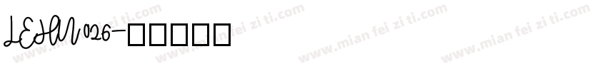 LEHN026字体转换