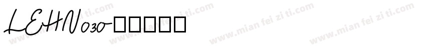 LEHN030字体转换