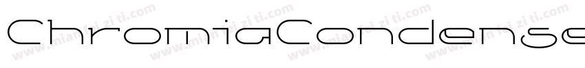 ChromiaCondensedBold-62Yv字体转换