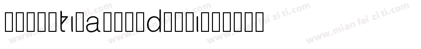 Helvetica-boldobli字体转换