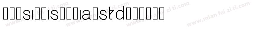 helsinkispecialstd字体转换