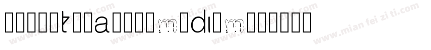 helvetzcaneuemedium字体转换