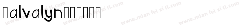 Salvalyn字体转换