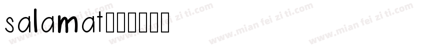 salamat字体转换