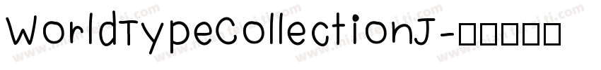 WorldTypeCollectionJ字体转换