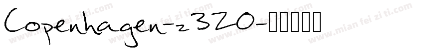 Copenhagen-z3Z0字体转换