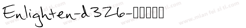 Enlighten-d3Z6字体转换