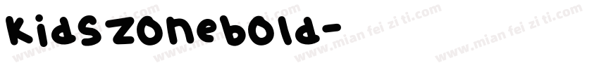 kidszonebold字体转换