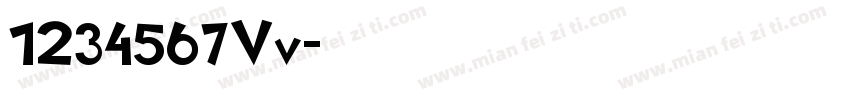 1234567Vv字体转换
