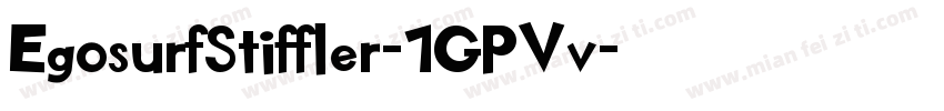 EgosurfStiffler-1GPVv字体转换