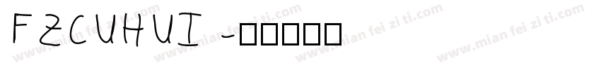 FZCUHUI字体转换