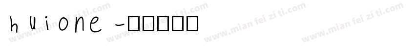 huione字体转换