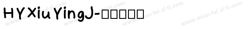HYXiuYingJ字体转换