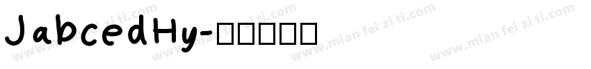 JabcedHy字体转换