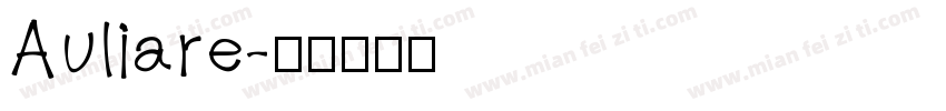 Auliare字体转换