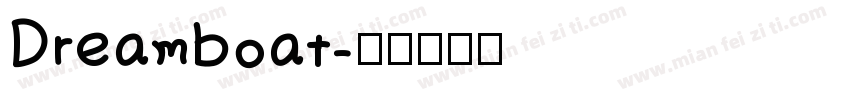 Dreamboat字体转换