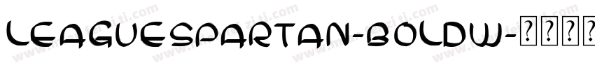 leaguespartan-boldw字体转换