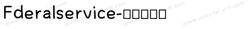 Fderalservice字体转换