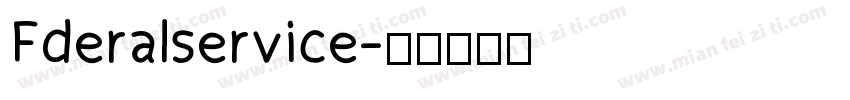 Fderalservice字体转换