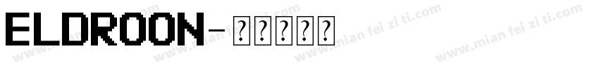 Eldroon字体转换